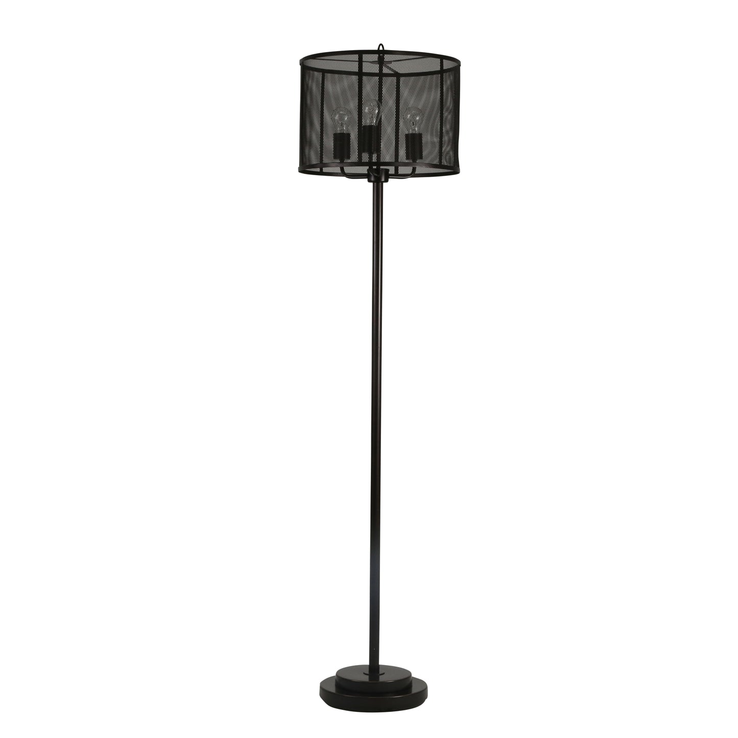 Cage Shade Floor Lamp - Black