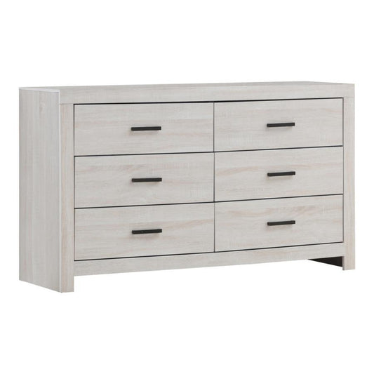 Brantford - 6-Drawer Dresser Coastal - White