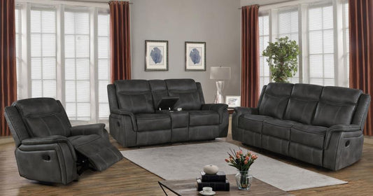 Lawrence - 3 Piece Living Room Set - Gray